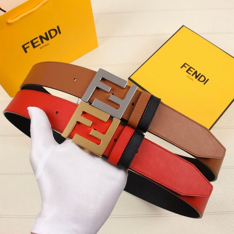 Fendi Belt 38mmX95-125cm 7D42